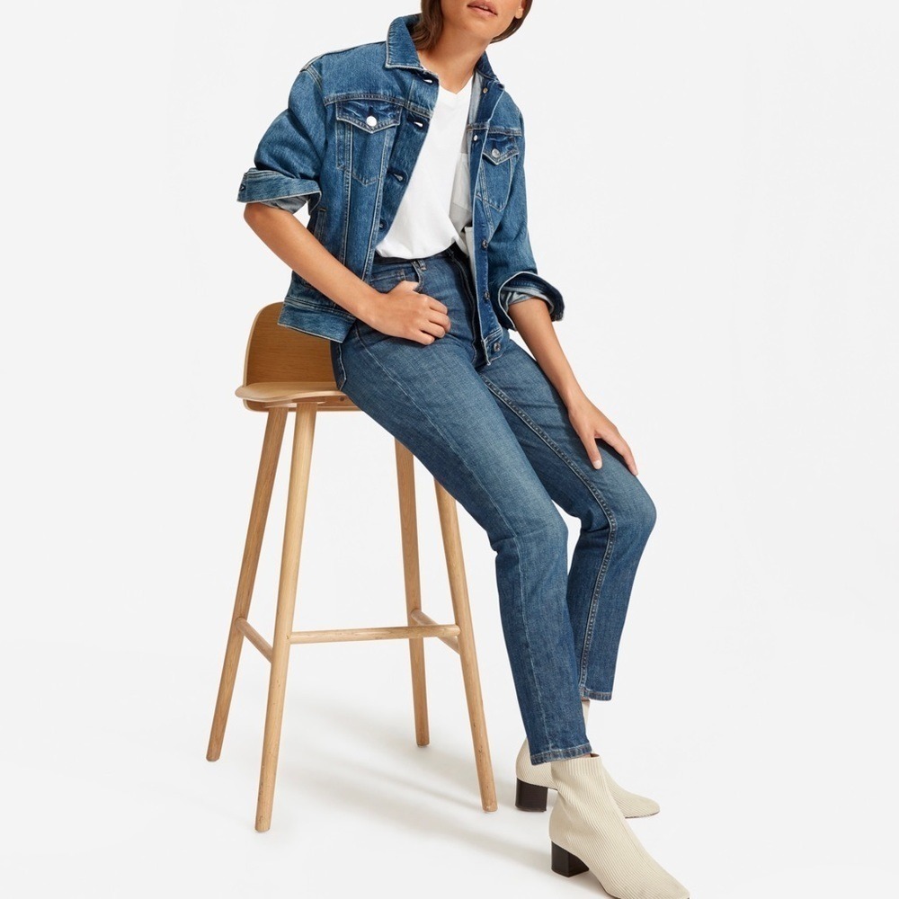 Everlane The Cheeky Straight Jean Crop (Sz 28) - Picture 7 of 9
